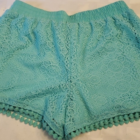 Sequin Hearts Girls Pull On Lace Shorts XL NWT Aqa - Picture 4 of 8